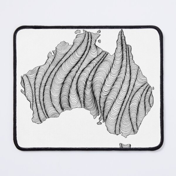 Item preview, Map of Australia Pattern Art designed and sold by JodieMarieArt.