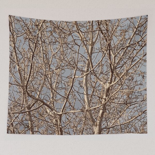 Item preview, Autumn Walnut Tree Branches – Vibrant Garden Scene :) designed and sold by Myriel-Myriel.