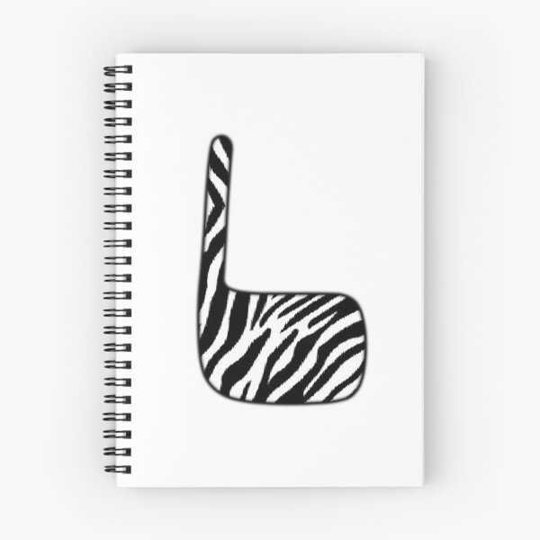 Item preview, Uppercase letter L with zebra stripe pattern designed and sold by Audrey Janvier | AJD.