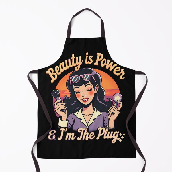 Item preview, Beautician | Beauty is Power and I'm the plug - Beautician Life designed and sold by TheInkyOwl-TIO.