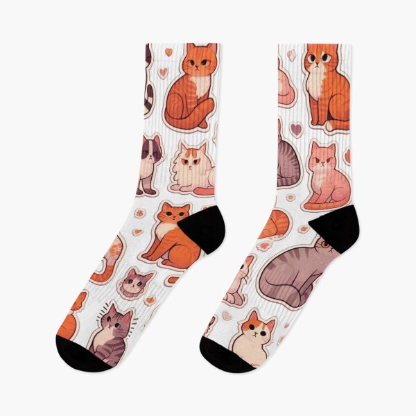 Item preview, Collection of cats in various poses, many colors and patterns. designed and sold by 1benjamah1136.