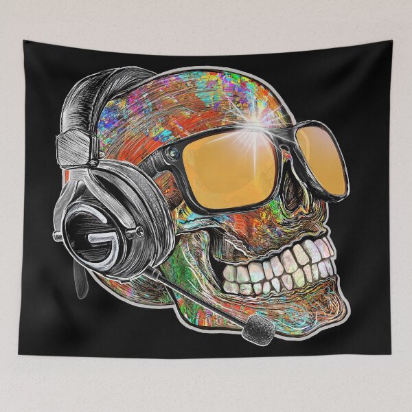Item preview, Video Gamer Skull Smart Headset Game Head Tech designed and sold by oz10.