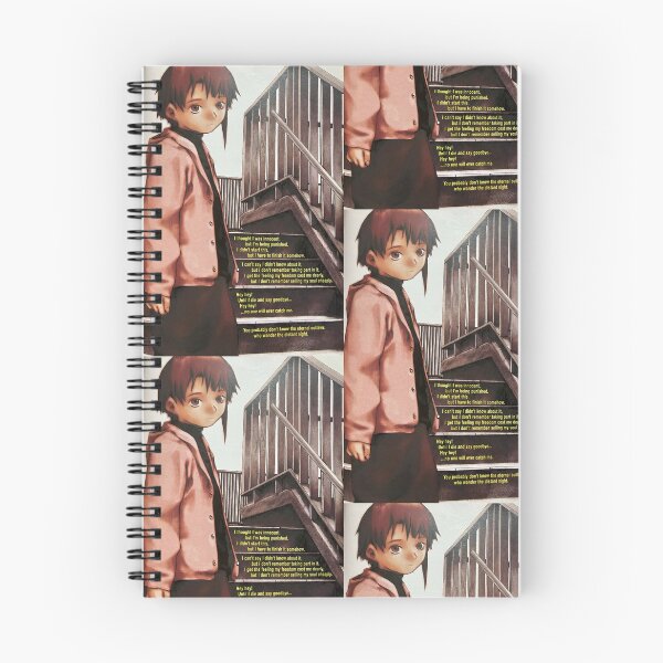 Item preview, Lain Ultimate Fan Guide Insert Art designed and sold by MKCreationss.