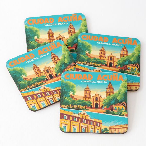 Item preview, Ciudad Acuña Coahuila Mexico Vintage Travel Tourism  designed and sold by TravelersGems.