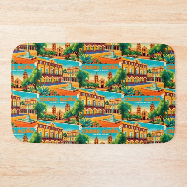 Item preview, Ciudad Acuña Coahuila Mexico Vintage Travel Tourism  designed and sold by TravelersGems.