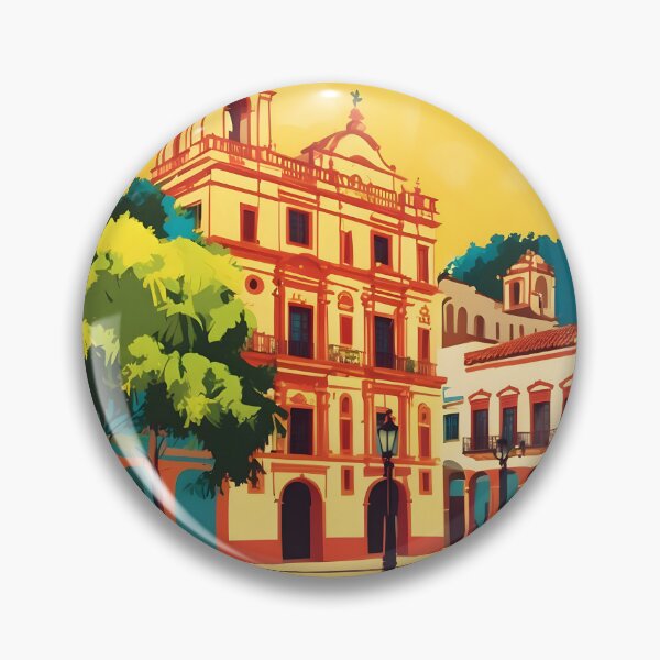 Aperçu de l'œuvre Champoton Campeche Mexique Vintage Travel Tourisme créée et vendue par TravelersGems.