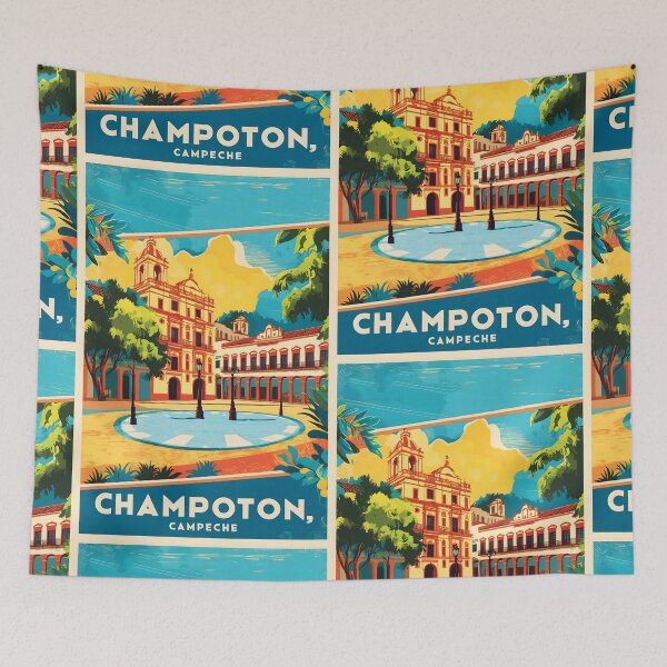 Artikelvorschau, Champoton Campeche Mexiko Vintage Reisetourismus entworfen und verkauft von TravelersGems.
