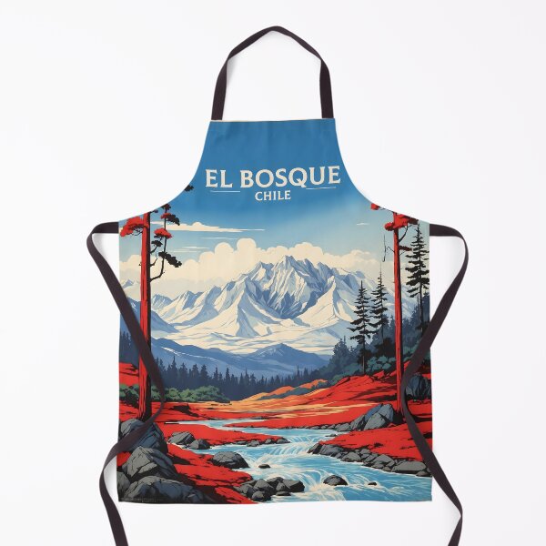 Item preview, El Bosque Chile Retro Vintage Poster Tourism designed and sold by TravelersGems.