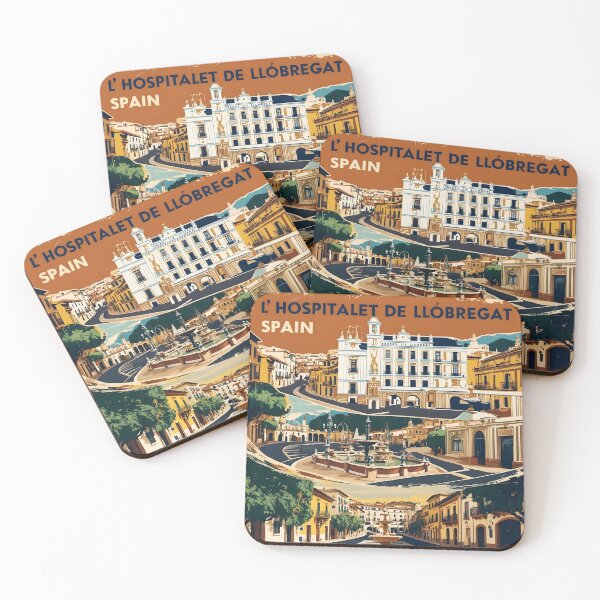 Item preview, L' Hospitalet de Llobregat Spain Vintage Travel Tourism designed and sold by TravelersGems.