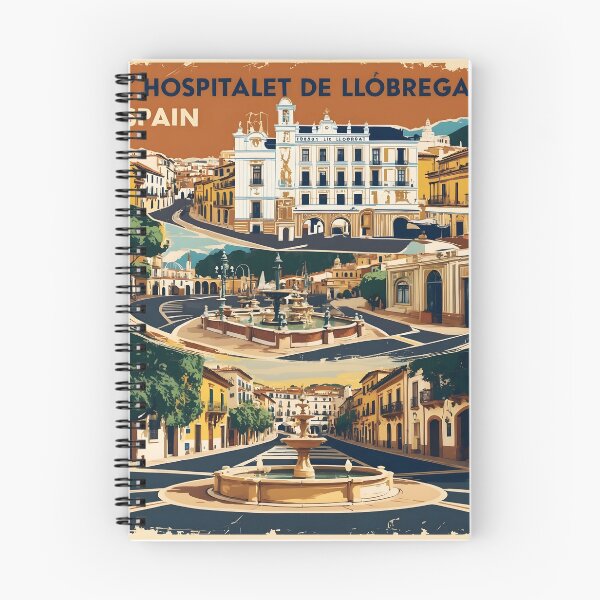 Item preview, L' Hospitalet de Llobregat Spain Vintage Travel Tourism designed and sold by TravelersGems.