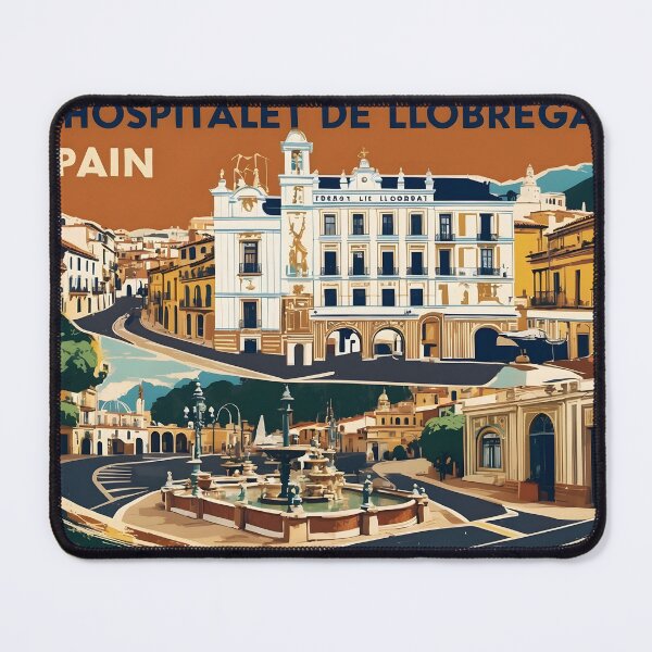 Item preview, L' Hospitalet de Llobregat Spain Vintage Travel Tourism designed and sold by TravelersGems.