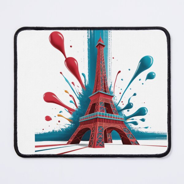 Item preview, Colourful Eiffel tower  designed and sold by KRStyleClub.
