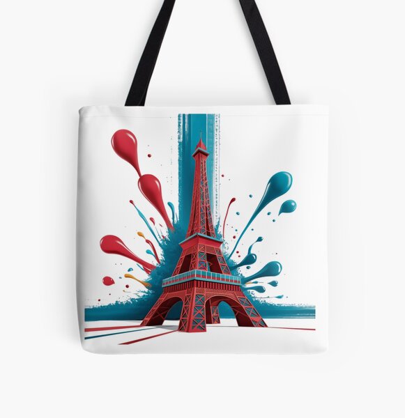 Item preview, Colourful Eiffel tower  designed and sold by KRStyleClub.
