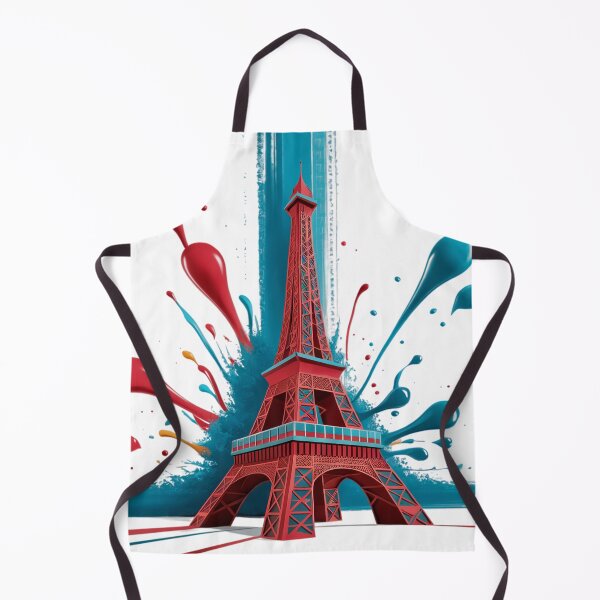 Item preview, Colourful Eiffel tower designed and sold by KRStyleClub.