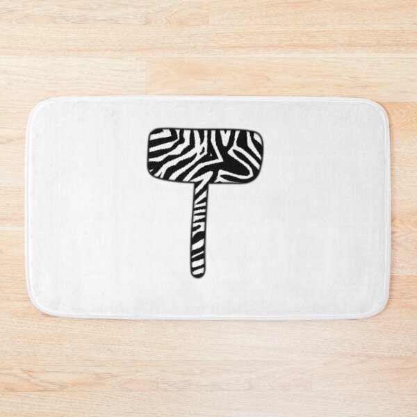 Item preview, Uppercase letter T with zebra stripe pattern designed and sold by Audrey Janvier | AJD.