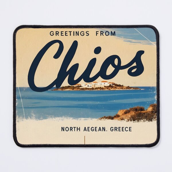 Item preview, Greetings from Chios North Aegean Greece Postcard Vintage Retro Travel Vintage designed and sold by TravelPostcardGems.