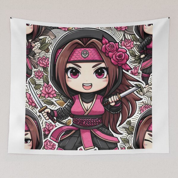 Item preview, Hot Chibi ninja pattern 6.0 designed and sold by StickyGuys.
