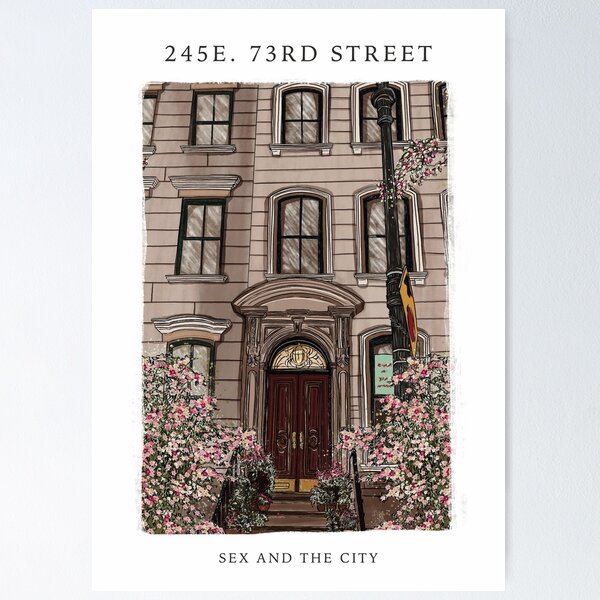 Item preview, Sex and The City Carrie Bradshaw's Apartment Print designed and sold by MelissaJamesIll.