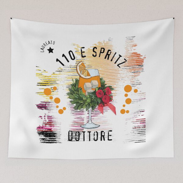 Item preview, Laurea Party Dottore 02 - 110 e Spritz designed and sold by Bazarstreet.
