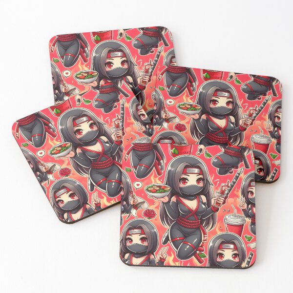Item preview, Hot Chibi ninja pattern 7.0 designed and sold by StickyGuys.