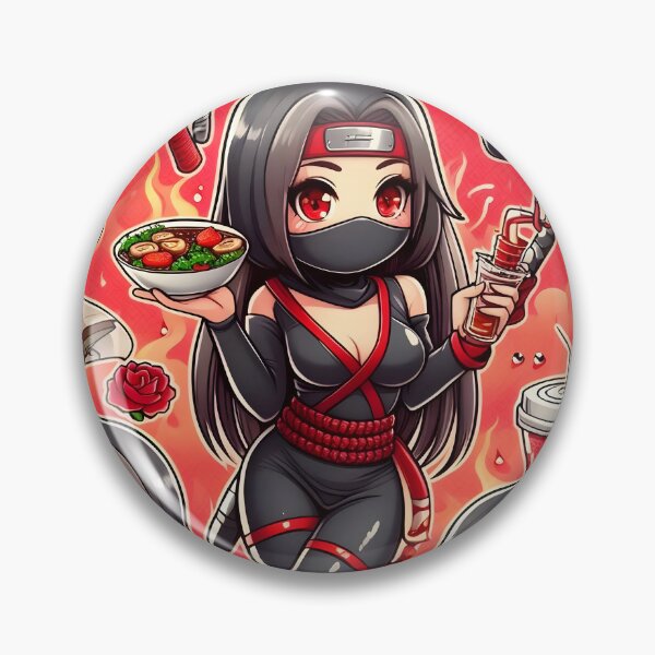 Item preview, Hot Chibi ninja pattern 7.0 designed and sold by StickyGuys.