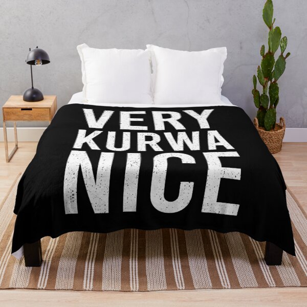 Item preview, Funny Very Kurwa Nice Polish English Sarcasm Quote designed and sold by zhilwahesani.