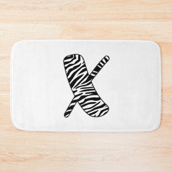 Item preview, Uppercase letter X with zebra stripe pattern designed and sold by Audrey Janvier | AJD.