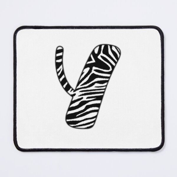Item preview, Uppercase letter Y with zebra stripe pattern designed and sold by Audrey Janvier | AJD.