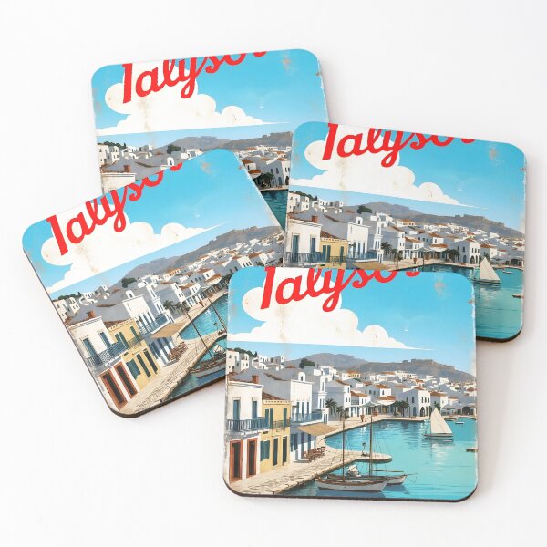 Item preview, Ialysos South Aegean Greece Postcard Vintage Retro Travel Vintage designed and sold by TravelPostcardGems.