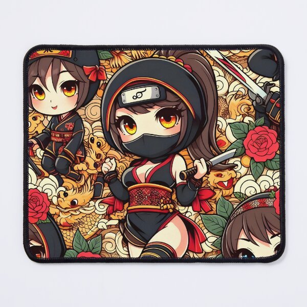 Item preview, Hot Chibi ninja pattern 8.0 designed and sold by StickyGuys.