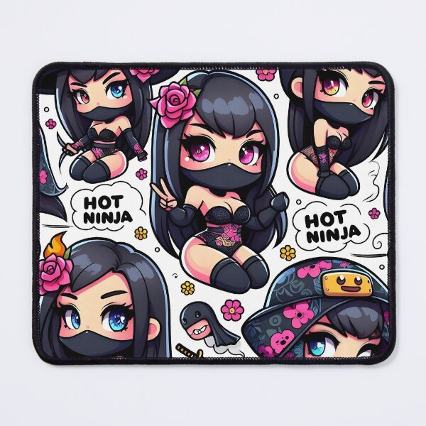Item preview, Hot Chibi ninja pattern 9.0 designed and sold by StickyGuys.