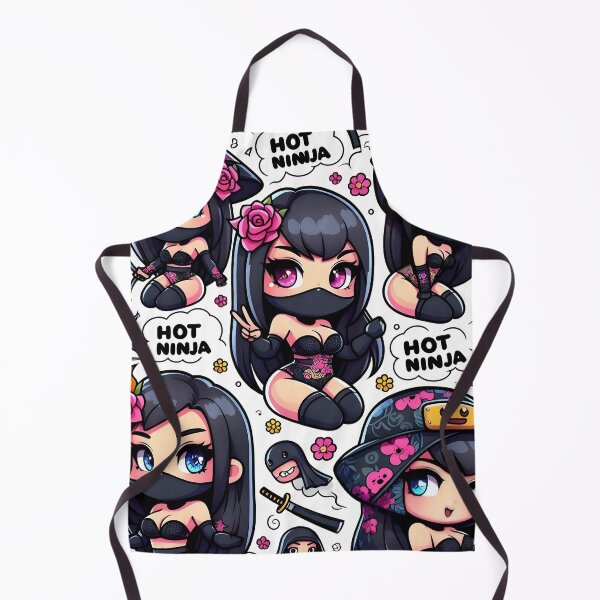 Item preview, Hot Chibi ninja pattern 9.0 designed and sold by StickyGuys.