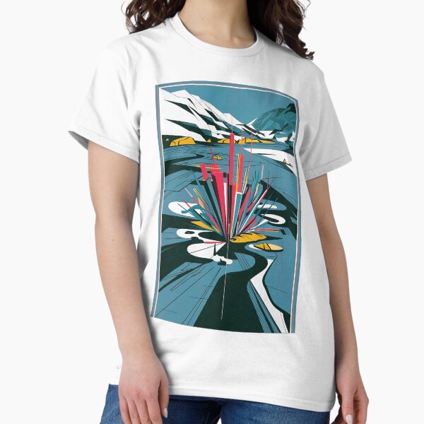 Item preview, Bauhaus Bloom: Colorful Plant in a Cold Mountain Stream designed and sold by 3MillsDesign.