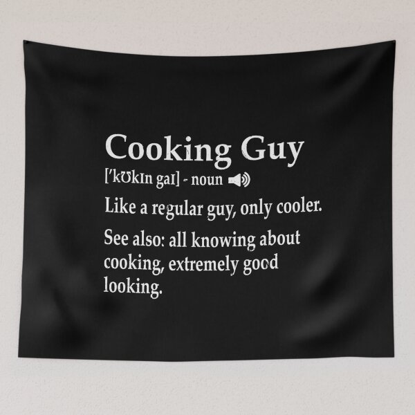 Item preview, Cooking Guy Definition Funny Boy Cooking Cook designed and sold by GrahamEllis.