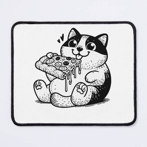 Item preview, Cats and Pizza: A Pawsitive Perspective designed and sold by Papinour.