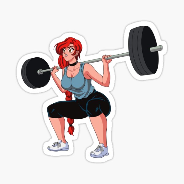 Cat Squats! Sticker