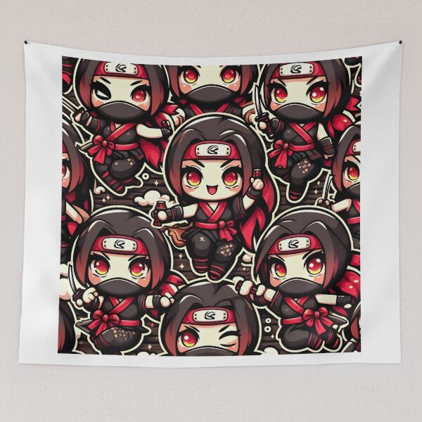 Item preview, Hot Chibi ninja pattern 11.0 designed and sold by StickyGuys.