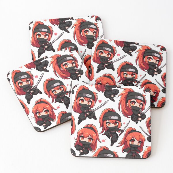 Item preview, Cute Chibi ninja pattern 12.0 designed and sold by StickyGuys.