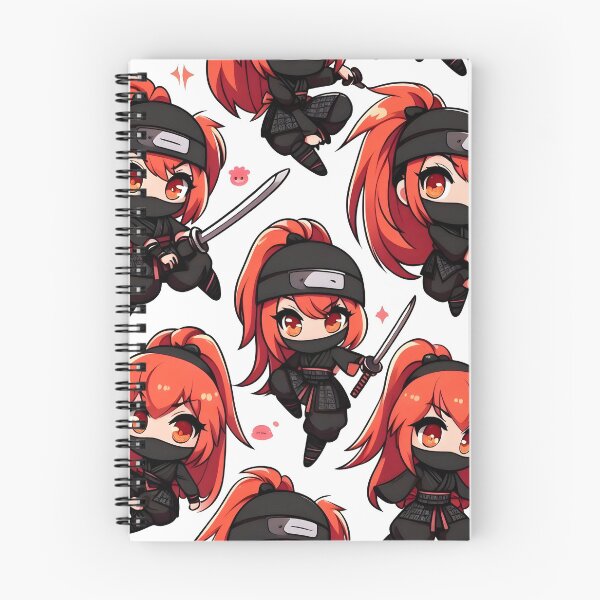 Item preview, Cute Chibi ninja pattern 12.0 designed and sold by StickyGuys.