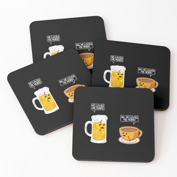Item preview, Coffee Beer He Loves Me More First I Need Coffee Caffeine designed and sold by GrahamEllis.