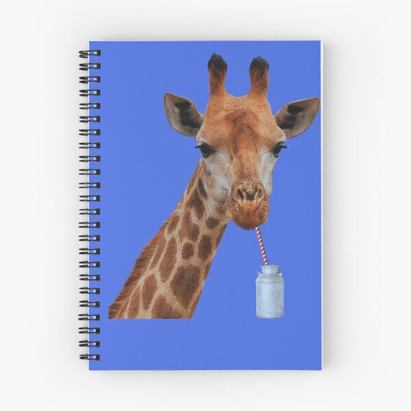 Item preview, Giraffe drinking milk through a straw designed and sold by F5tees.