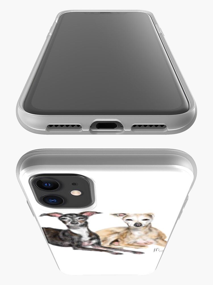 Alternate view of A Pair of Greyhound Best Friends iPhone Case & Cover