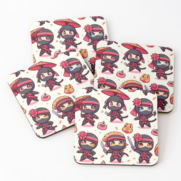 Item preview, Cute Chibi ninja pattern 14.0 designed and sold by StickyGuys.
