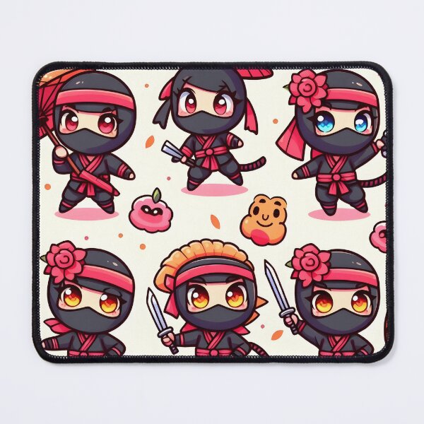 Item preview, Cute Chibi ninja pattern 14.0 designed and sold by StickyGuys.