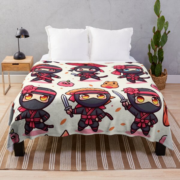 Item preview, Cute Chibi ninja pattern 14.0 designed and sold by StickyGuys.