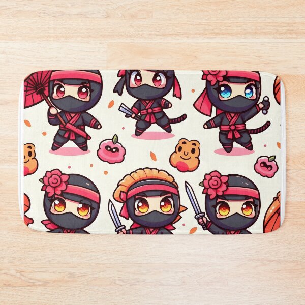 Item preview, Cute Chibi ninja pattern 14.0 designed and sold by StickyGuys.