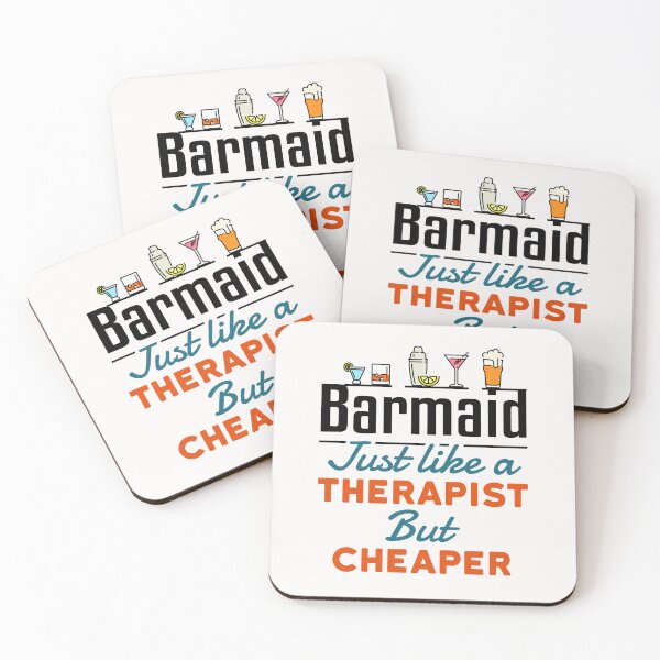Item preview, Barmaid Just Like a Therapist But Cheaper designed and sold by jaygo.
