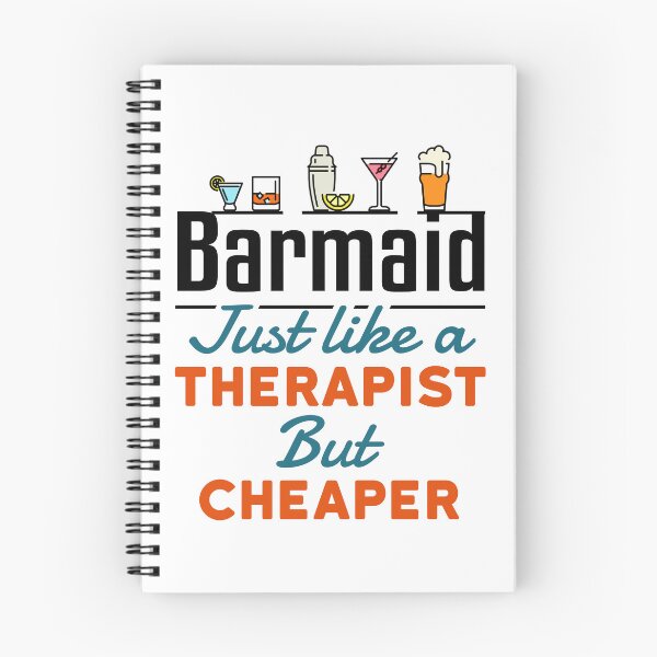Item preview, Barmaid Just Like a Therapist But Cheaper designed and sold by jaygo.
