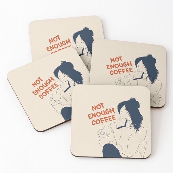 Item preview, Not Enough Coffee designed and sold by ramblingkopi.