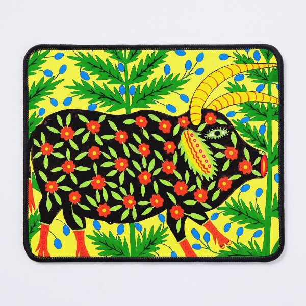 Item preview, Maria Prymachenko, Ukrainian Bull, Fine Art Print - Archival Quality, Ukrainian Folk Art Decor designed and sold by Artistic Gift Print.